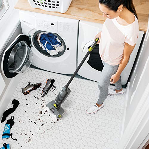 Shark VM252 VACMOP Pro Cordless Hard Floor Vacuum Mop with LED Headlights, 4 Disposable Pads & 12 oz. Cleaning Solution, Charcoal Gray