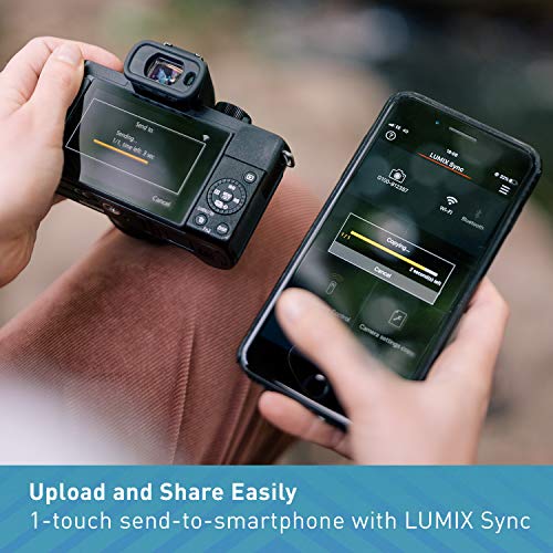 Panasonic LUMIX G100 4k Mirrorless Camera for Photo and Video, Built-in Microphone with Tracking, Micro Four Thirds Interchangeable Lens System, 12-32mm Lens, 5-Axis Hybrid I.S., DC-G100KK (Black)