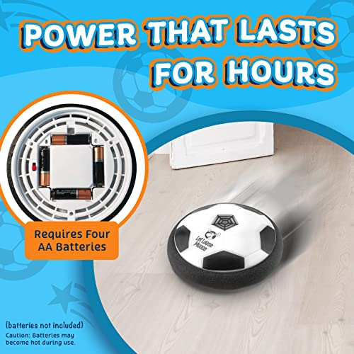 LLMoose Hover Soccer Ball - 2 Pack - Toys for Boys 4-6 - Gifts For Boys 8-12 - Birthday Gifts For Kids- Kids Toys - Stuff For Kids - Toys For Boys Age 8-12 - Toys For Kids - Indoor Games for Kids