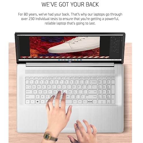HP 17.3" HD Plus Laptop, for Business and Students, Intel Quad Core, 16GB RAM, 1TB NVMe SSD, Fullsize Keyboard, HDMI, Rapid Charge, Type-C, Windows 11 with Bundled Accessories