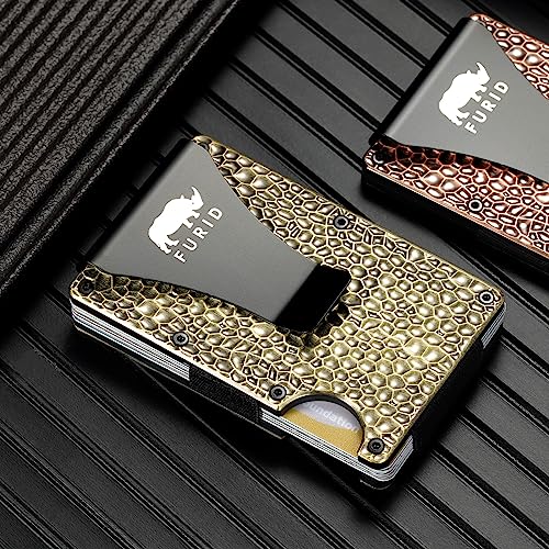Metal Wallet for Men, Slim Wallet with Money clip, Minimalist Wallet For Men, Credit Card Holder Wallets for Men Gift