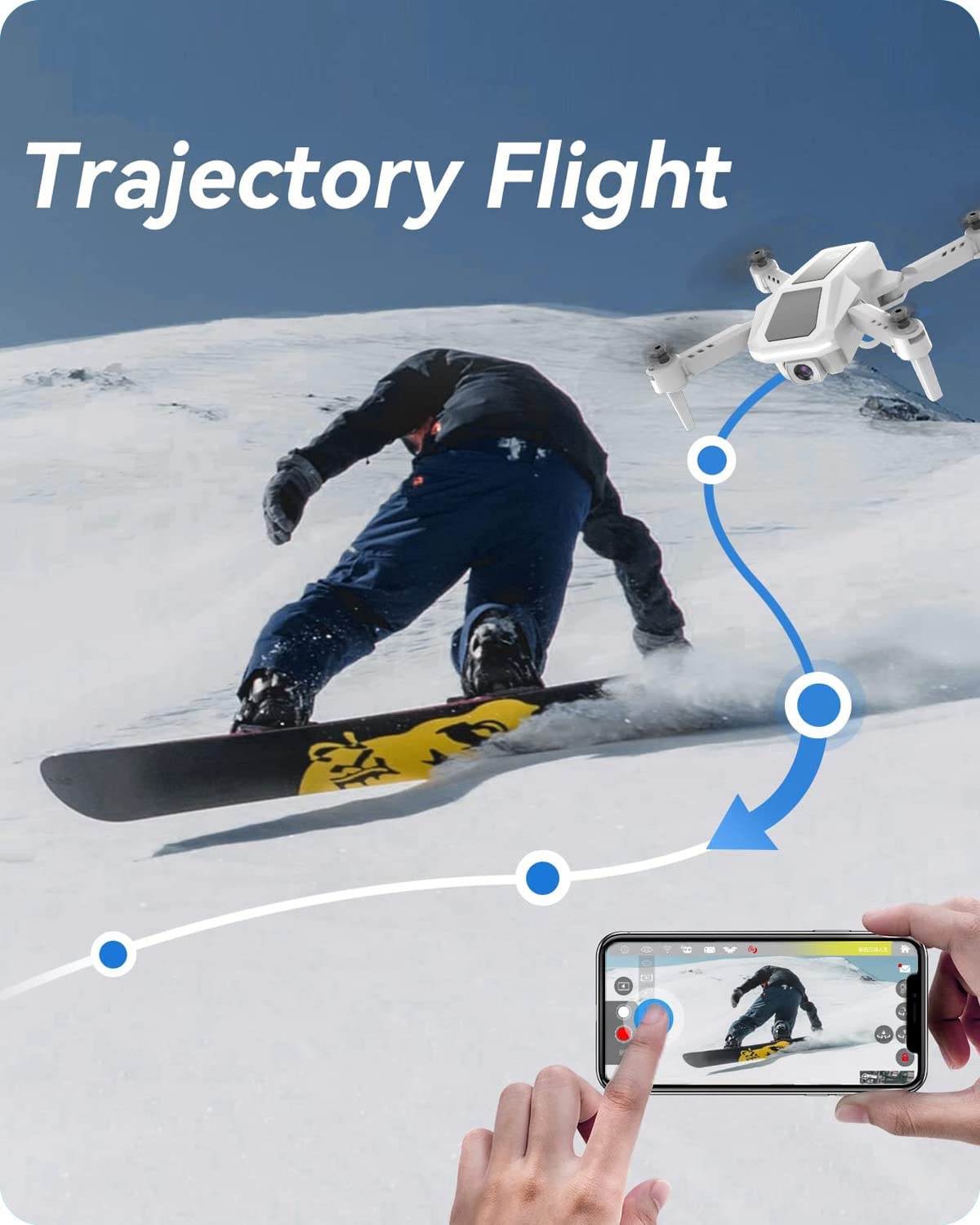 Holy Stone Drone with Camera for Adults, HS430 FPV HD 1080P Video Aircraft for Beginner, Foldable Hobby RC Quadcopter,Toys Gifts with Circle Fly, Throw to Go, 3 Batteries 39 Mins Long Flight Time