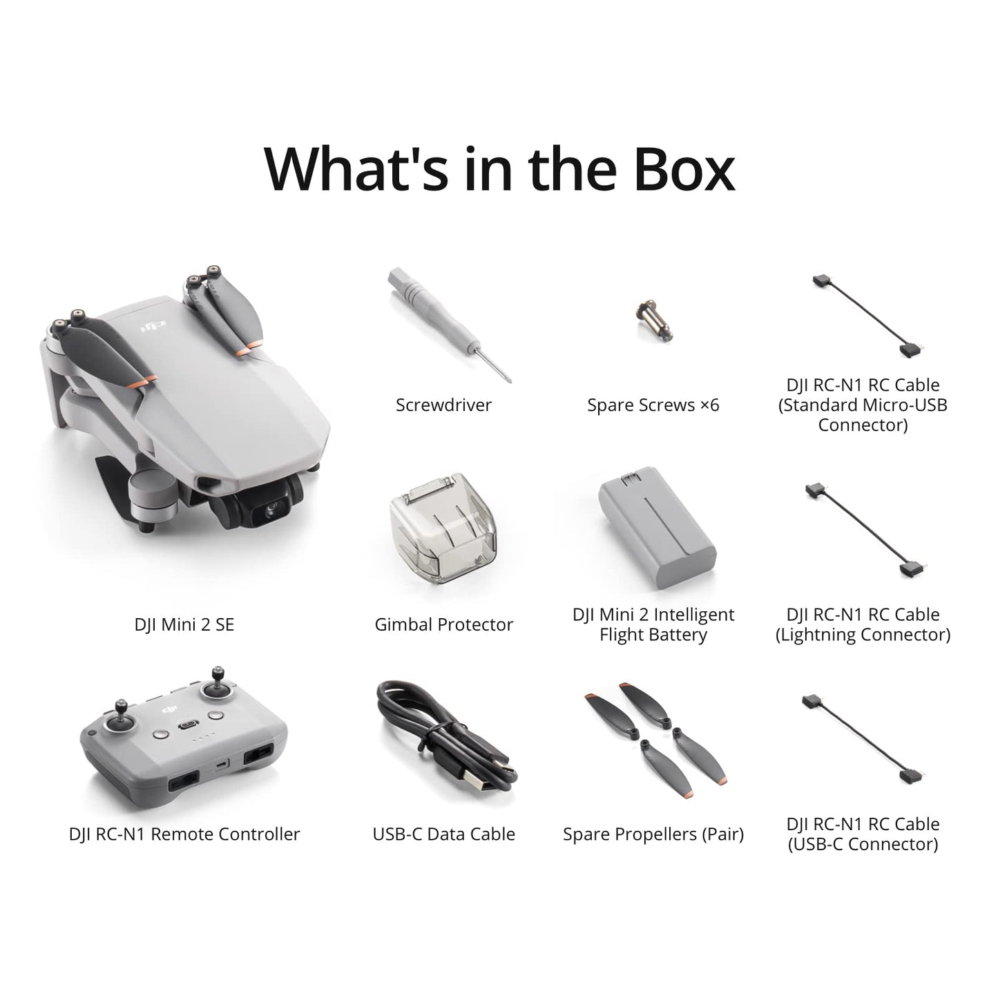 DJI Mini 2 SE, Lightweight Mini Drone with QHD Video, 10km Video Transmission, 31-min Flight Time, Under 249 g, Return to Home, Drone with Camera for Beginners