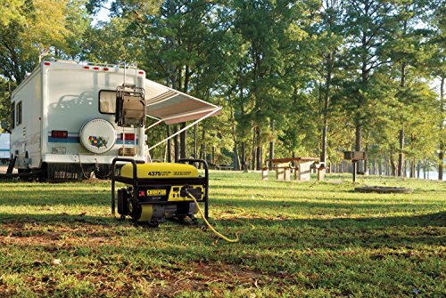 Champion Power Equipment 100555 4375/3500-Watt RV Ready Portable Generator, Yellow/Black, CARB