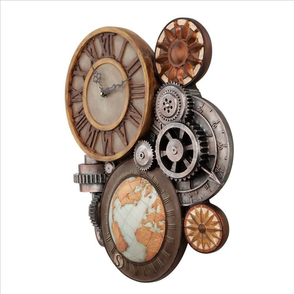 Design Toscano Gears of Time Clock: Large