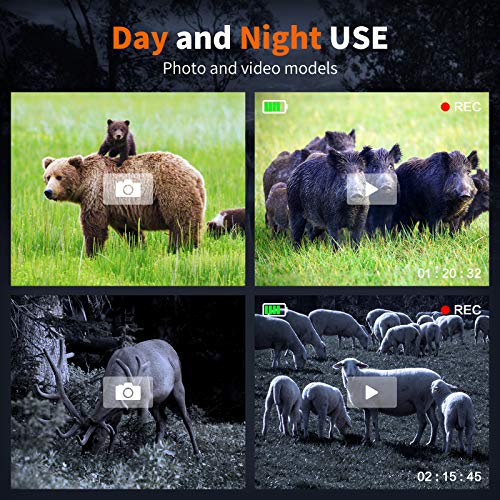 GTHUNDER Digital Night Vision Goggles Binoculars for Total Darkness—FHD 1080P Infrared Digital Night Vision, 32GB Memory Card for Photo and Video Storage—Perfect for Surveillance