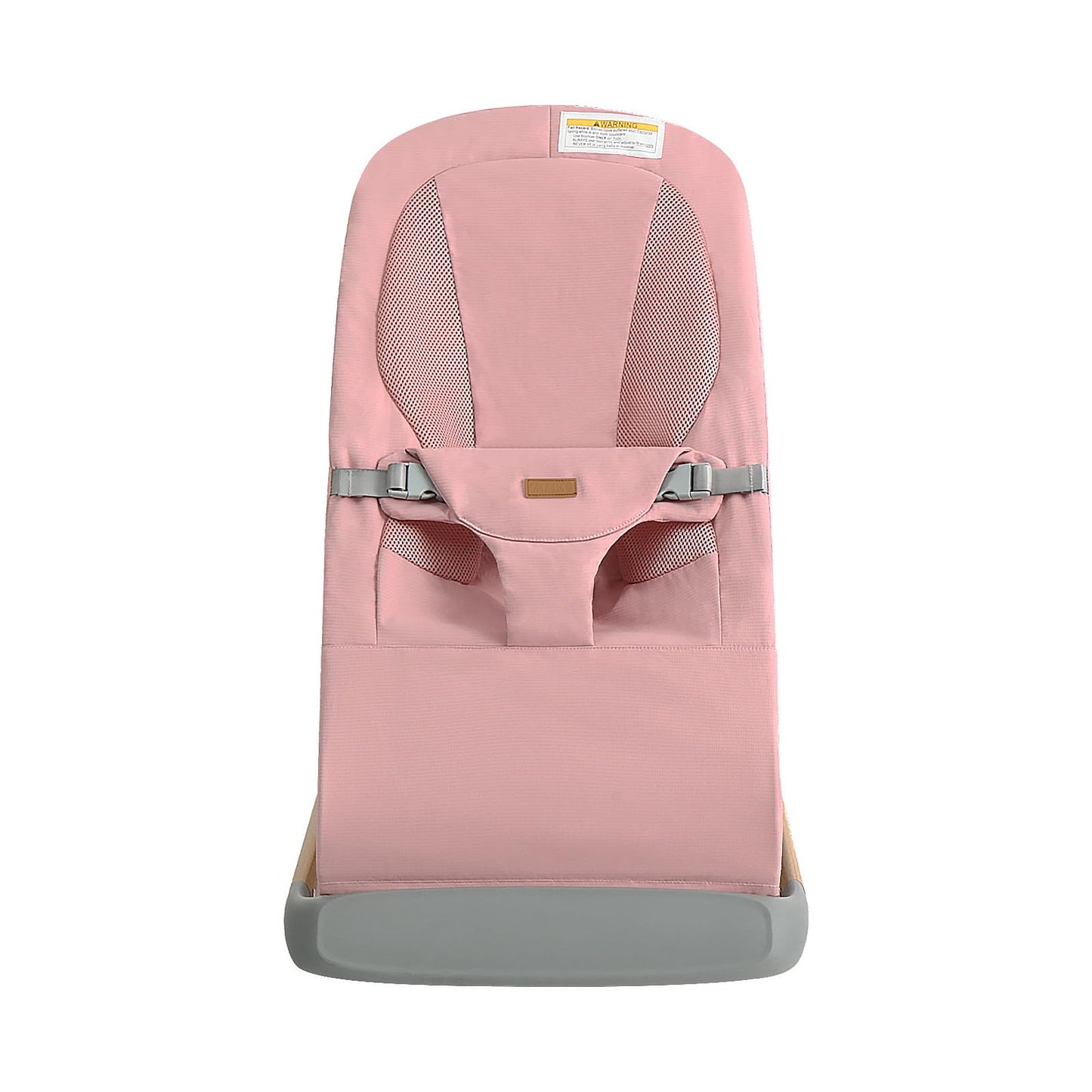 AMKE CooCon Baby Bouncer,Ergonomic Bouncer Seat for Babies with 3 Recline Positions,Portable Newborn Bouncer Seat, Mesh Design Bouncers for Infants,Pink