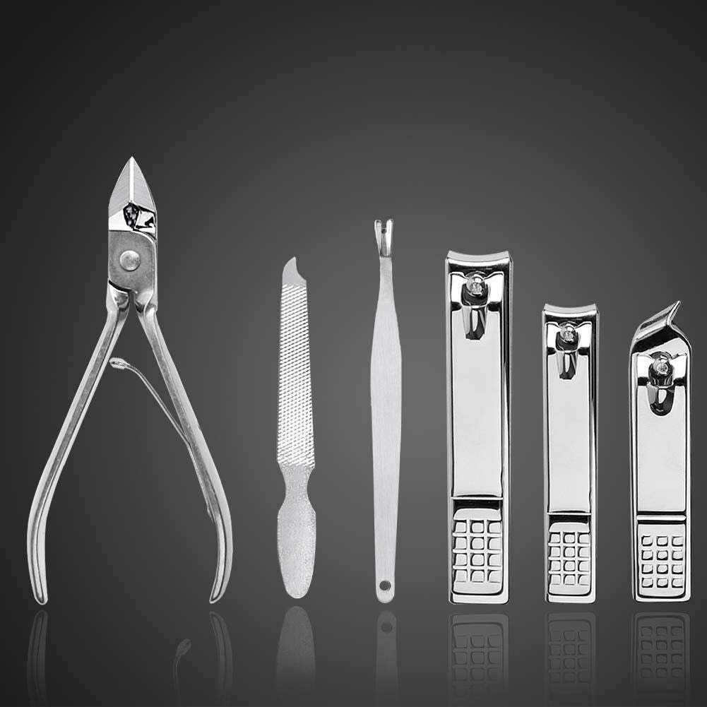 UPDATE: DEAD! Manicure Set Nail Clippers Pedicure Kit -18 Pieces Stainless Steel Manicure Kit, Professional Grooming Kits, Nail Care Tools with Luxurious Travel Case Black