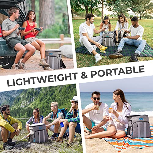 54 Cans Backpack Cooler - Everlasting Comfort Beach Cooler Backpack Insulated Leak Proof - Soft Cooler Bag for Picnic, Camping, & Beach Accessories. Sandproof, Water-Resistant, Lightweight