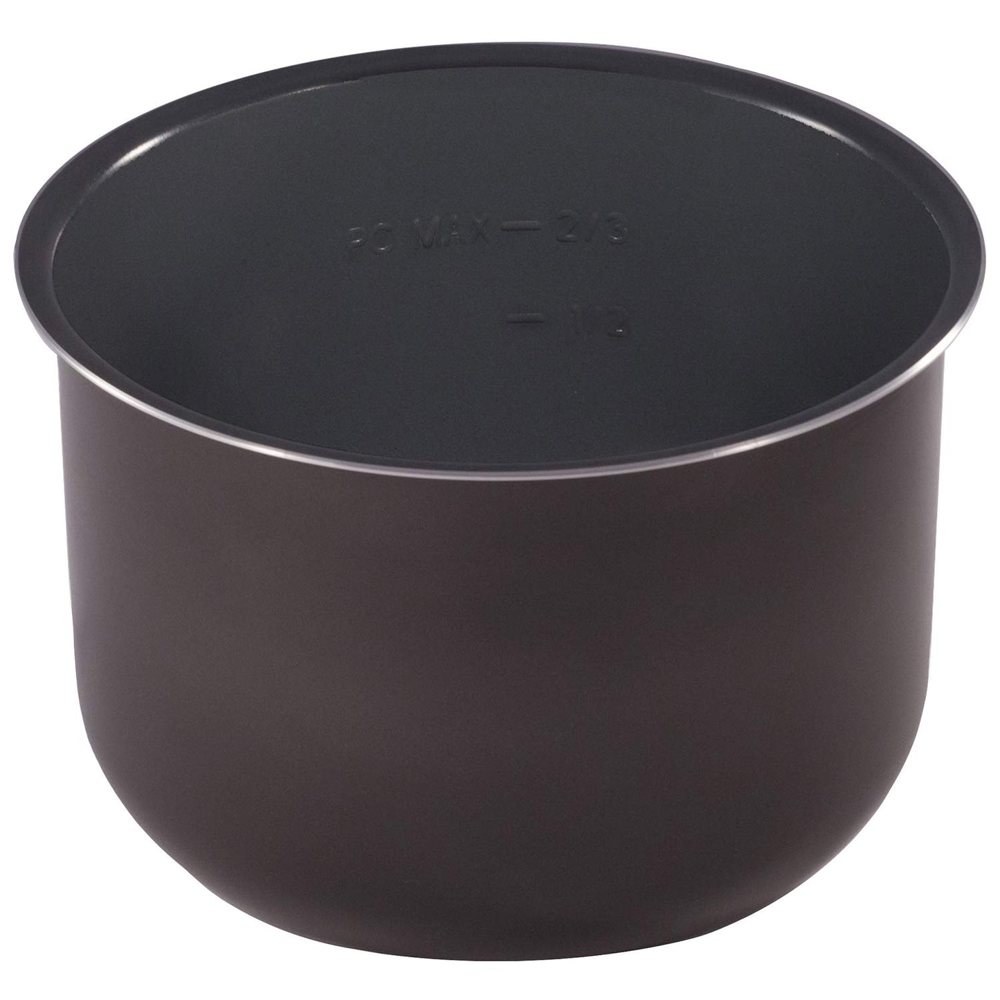 Instant Pot Ceramic Non Stick Interior Coated Inner Cooking Pot 8 Quart & Pot Silicone Lid 8 Quart
