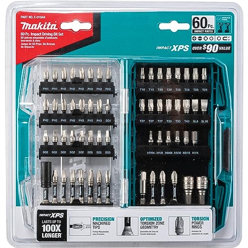 Makita E-01644 Impact XPS 60 Piece Impact Bit Set