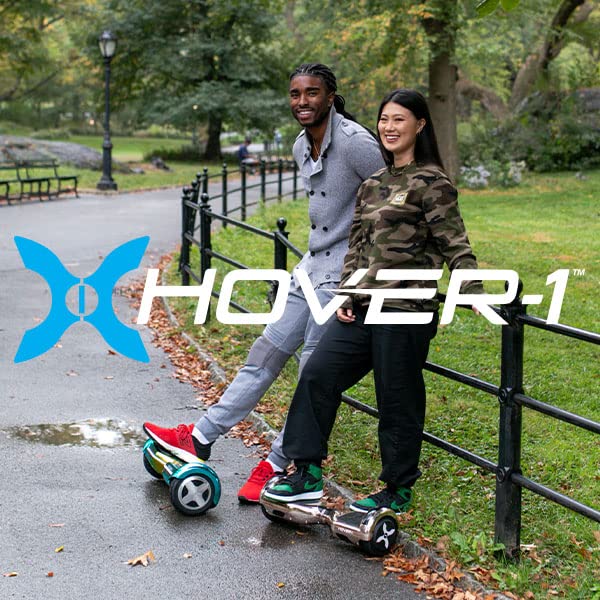 Hover-1 All-Star 2.0 Hoverboard | 7MPH Top Speed, 7MI Range, 200W Motor, Bluetooth Speaker, 5HR Recharge, 220lbs Max Weight, LED Wheels & Headlights, Black