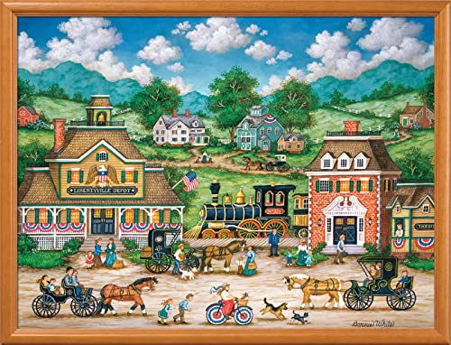 Masterpieces 550 Piece Jigsaw Puzzle for Adults, Family, Or Kids - Libertyville Depot - 18"x24"
