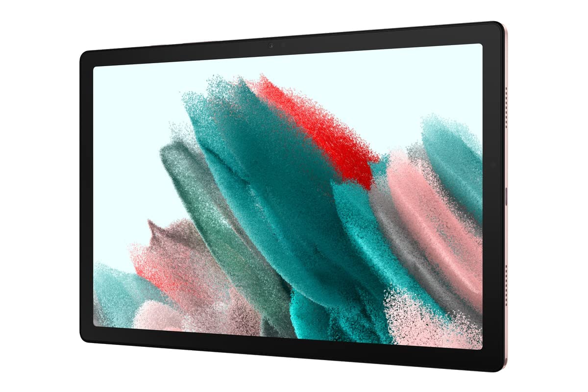 SAMSUNG Galaxy Tab A8 10.5” 64GB Android Tablet, LCD Screen, Kids Content, Smart Switch, Expandable Memory, Long Lasting Battery, Fast Charging, US Version, 2022, Pink Gold