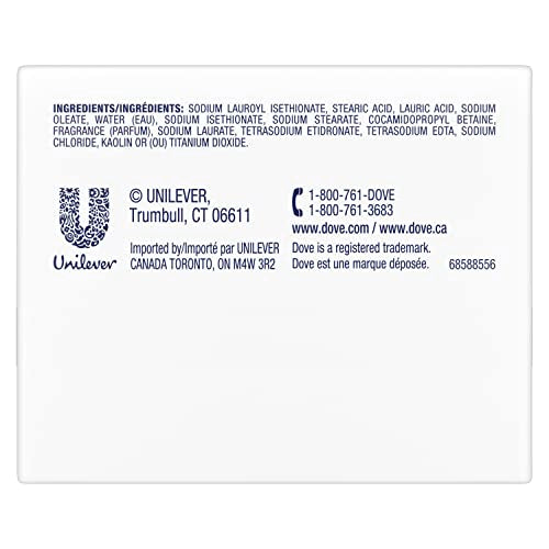 Dove Beauty Bar Gentle Skin Cleanser Moisturizing for Gentle Soft Skin Care Original Made With 1/4 Moisturizing Cream 3.75 oz 2 Bars, Pack of 24