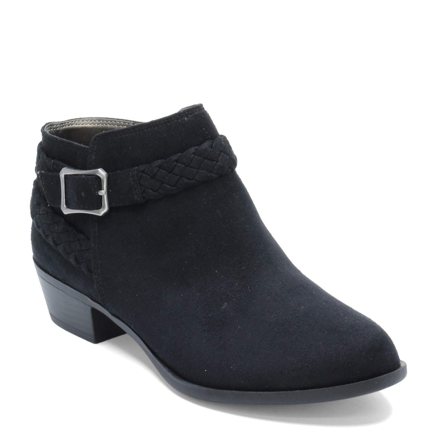 LifeStride Women's Adriana Ankle Bootie Boot, black, 9.5 M US