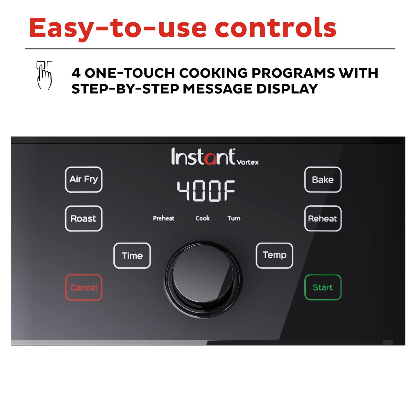 Instant Pot 5.7-QT Air Fryer Oven with Accessories, From the Makers of Instant Pot, Customizable Smart Cooking Programs, Digital Touchscreen, Dishwasher-Safe Basket, App with over 100 Recipes