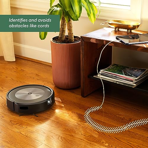 iRobot Roomba j7+ (7550) Self-Emptying Robot Vacuum – Avoids Common Obstacles Like Socks, Shoes, and Pet Waste, Empties Itself for 60 Days, Smart Mapping, Works with Alexa