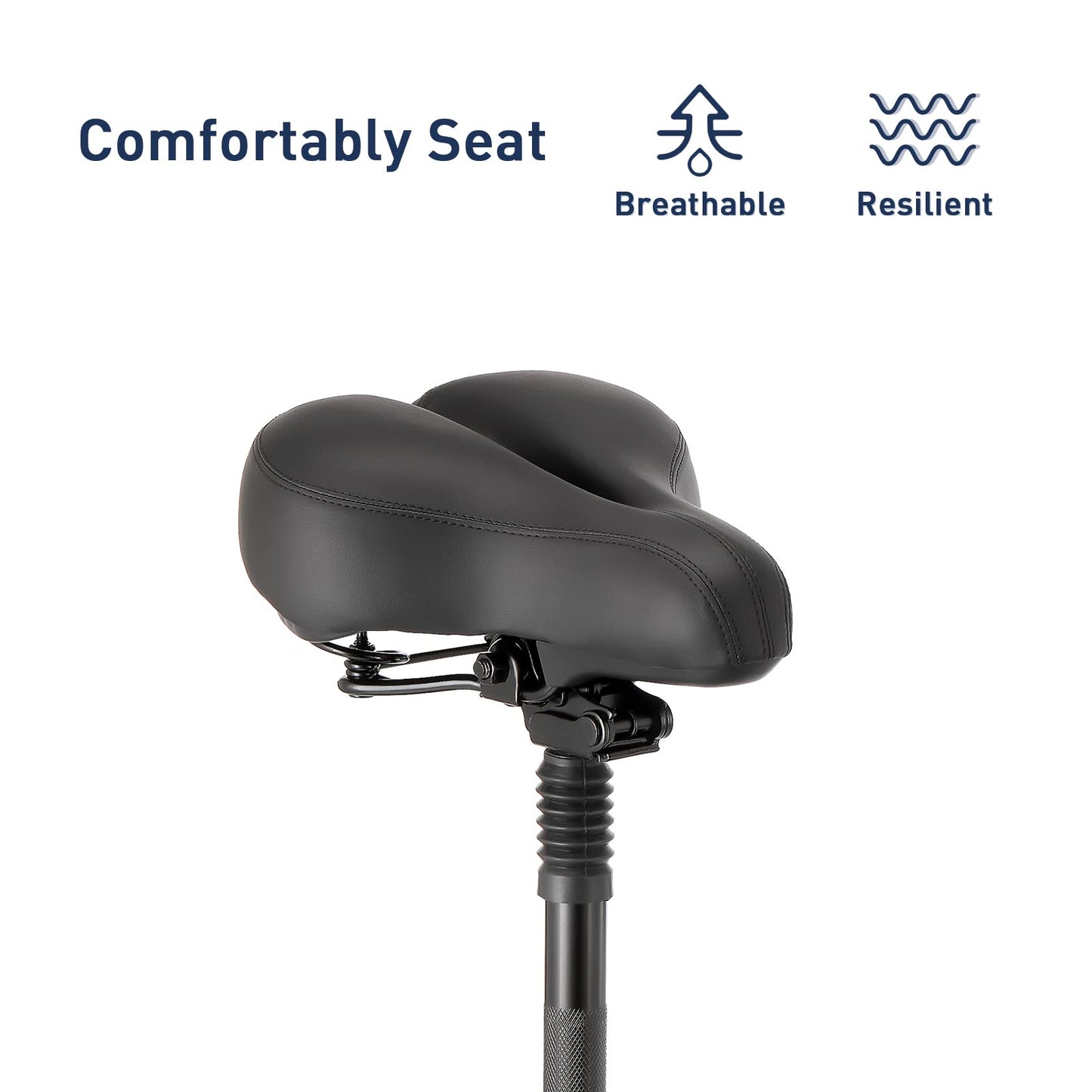 isinwheel S9 Max Electric Scooter with Seat,22 Miles Long Range and 18.6 MPH Portable Folding Commuting Scooter for Adults, Dual Suspension & Brakes, App and Scooter Bag