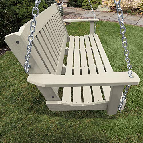 highwood AD-PORL2-WAE Lehigh Porch Swing, 4 Feet, Whitewash