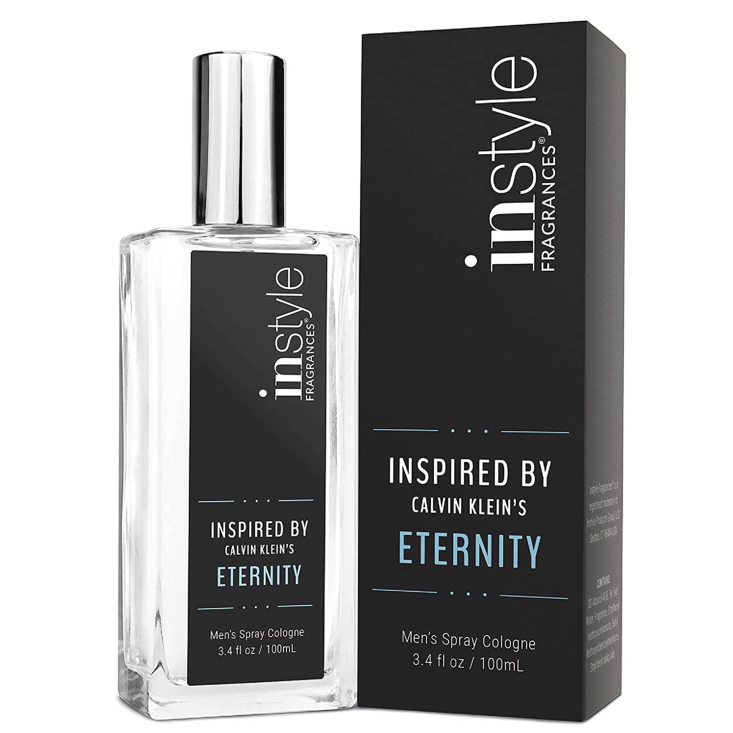 Instyle Fragrances - Eternity - Cologne for Men - 3.4 Fluid Ounces(Pack of 1)
