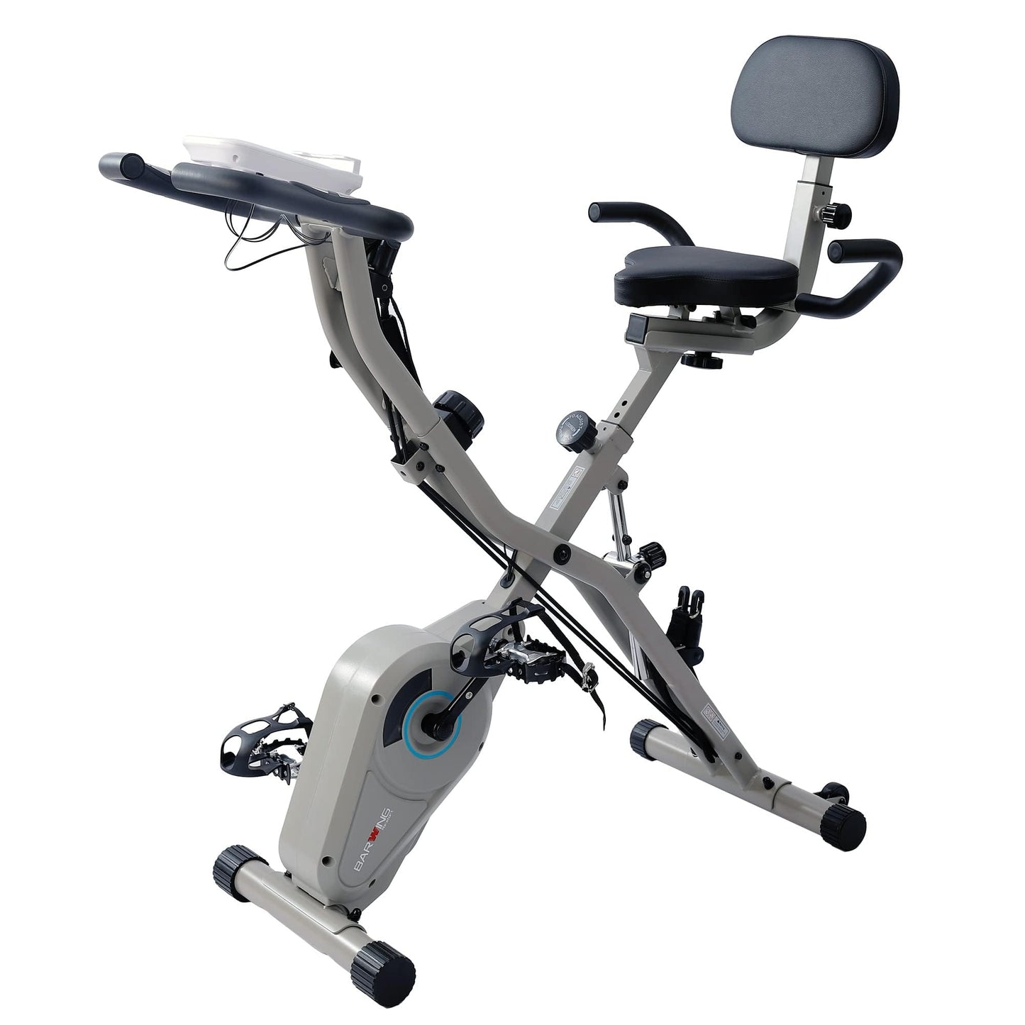 BARWING Exercise Bike for Home Workout Stationary Bike | 330LB Capacity, 16-Level Magnetic Resistance, Seat Backrest Adjustments