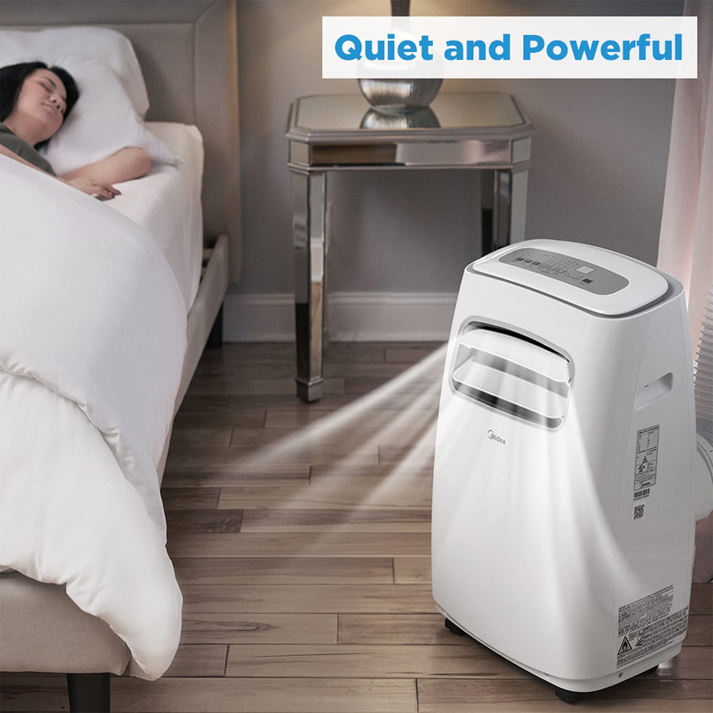 Midea MAP12S1CWT, MAP14S1CWT Portable air Conditioner, 12,000 BTU, White