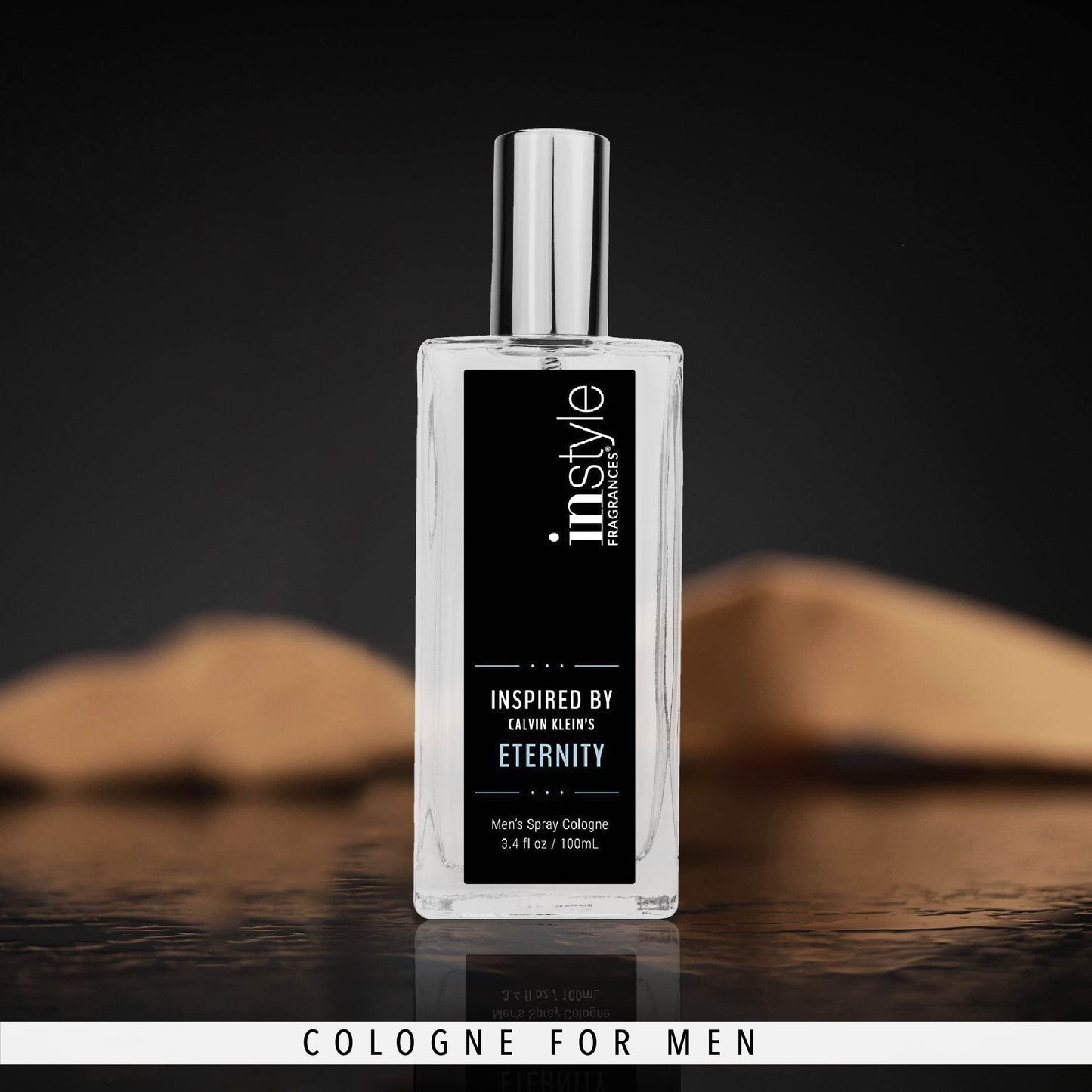 Instyle Fragrances - Eternity - Cologne for Men - 3.4 Fluid Ounces(Pack of 1)