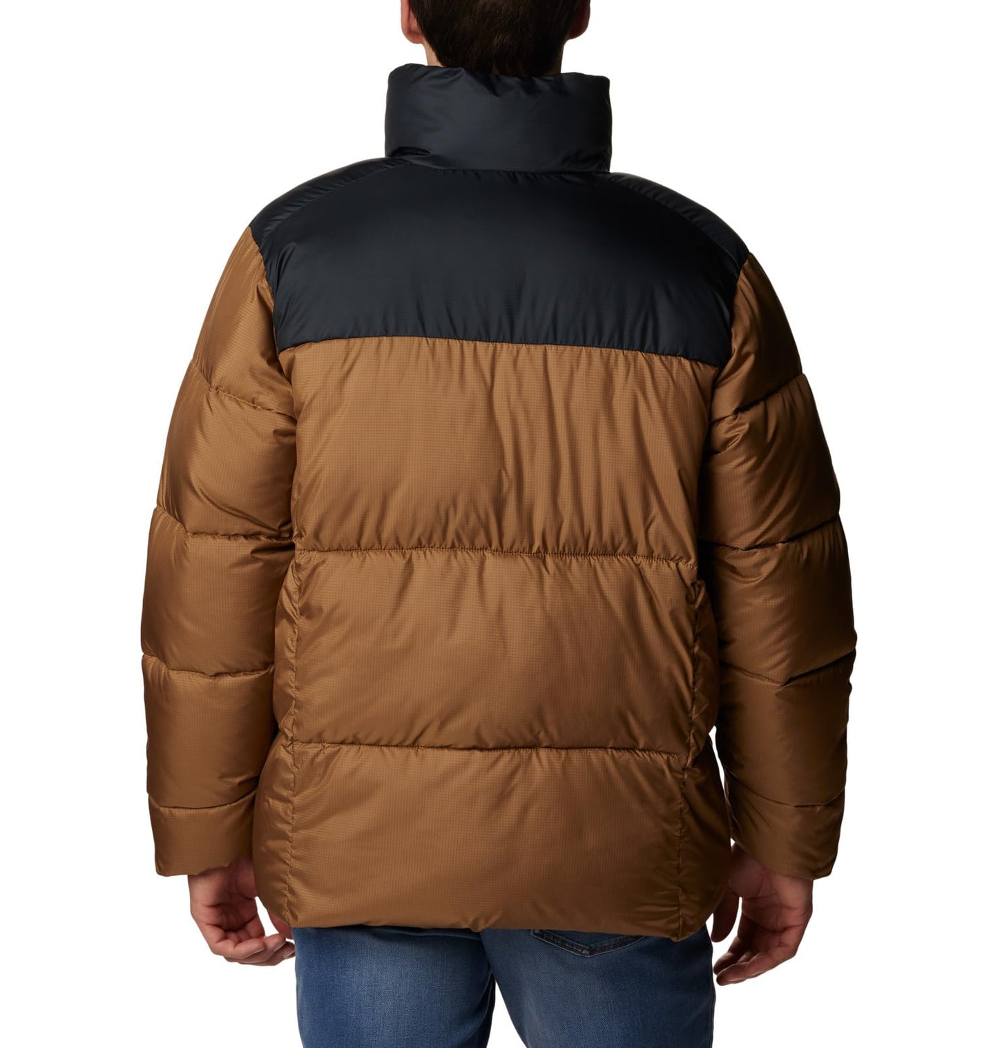 Columbia Men's Puffect II Jacket, Delta/Black, Small