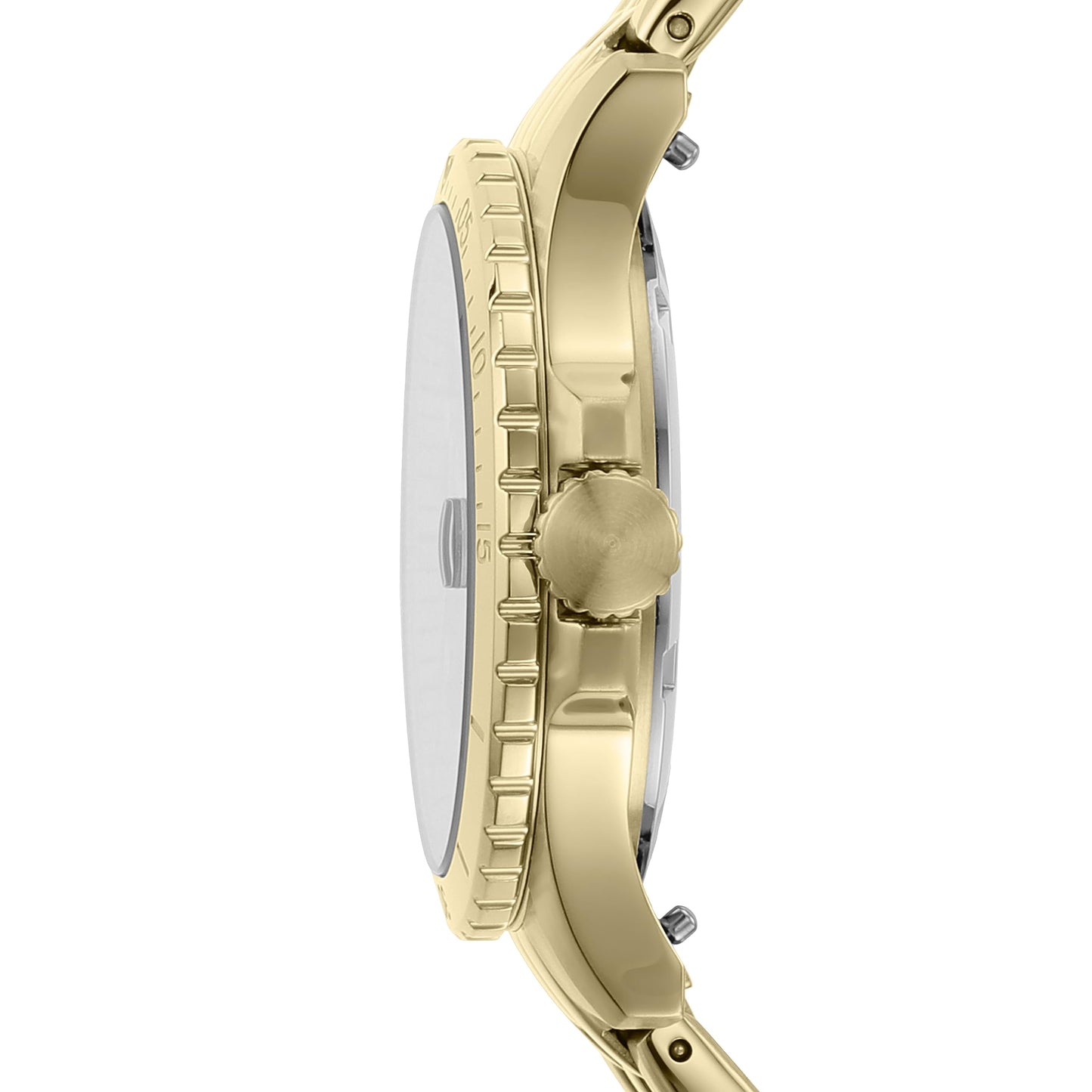 Fossil Women's FB-01 Quartz Stainless Steel Three-Hand Watch, Color: Gold (Model: ES4746)