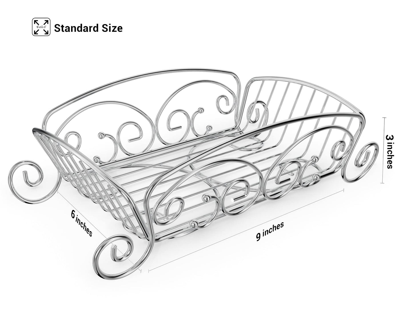 LEVIMETREE Guest Towel Silver Napkin Holder Guest Towel Holder for Tables Modern Serviette Holder Tissue Dispenser Perfect for Outdoor Events -Dining Table Napkin Holder, Home Décor Bathroom Trays