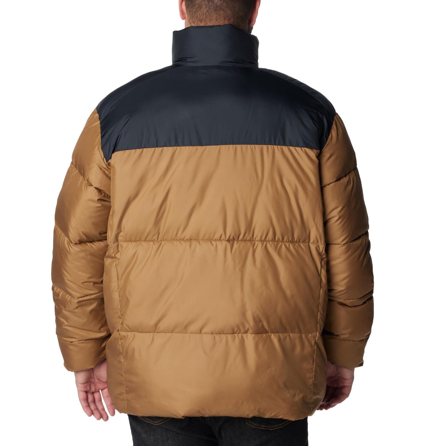 Columbia Men's Puffect II Jacket, Delta/Black, Small
