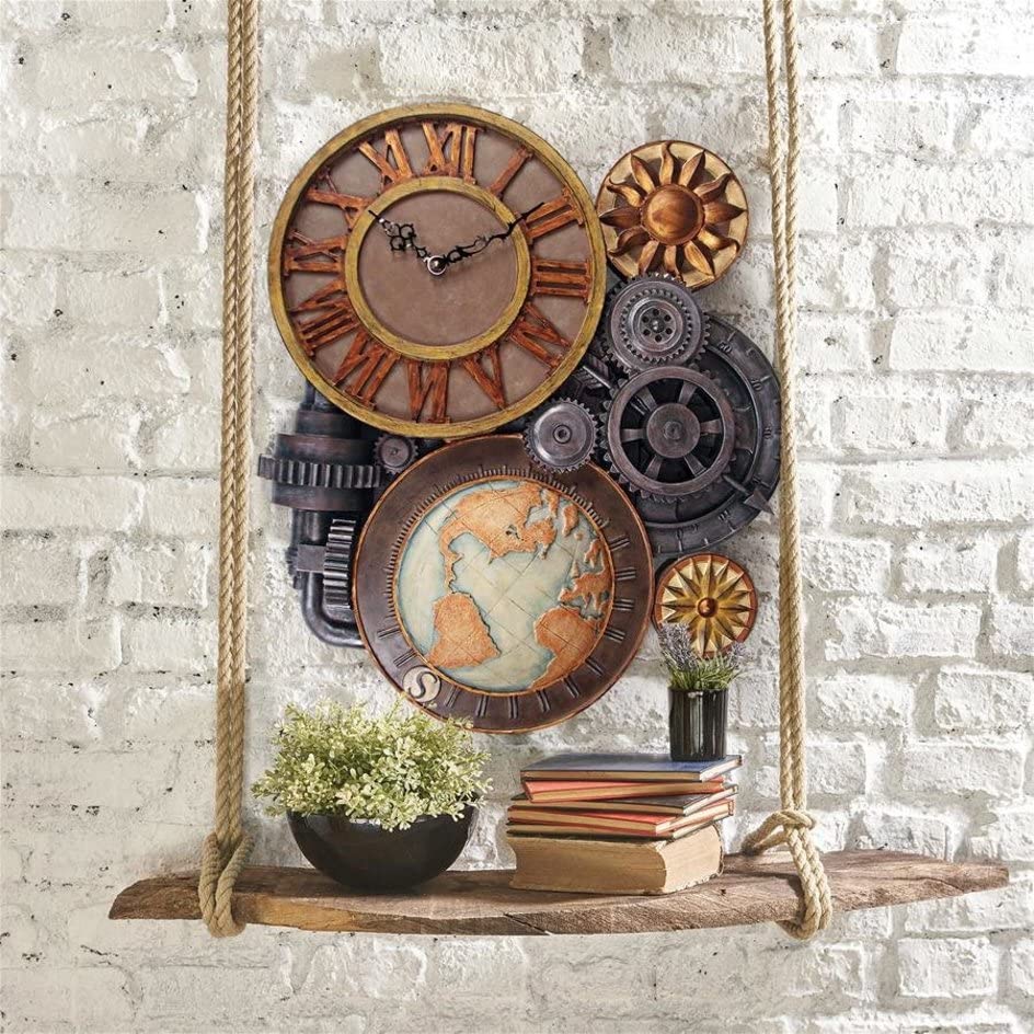 Design Toscano Gears of Time Clock: Large