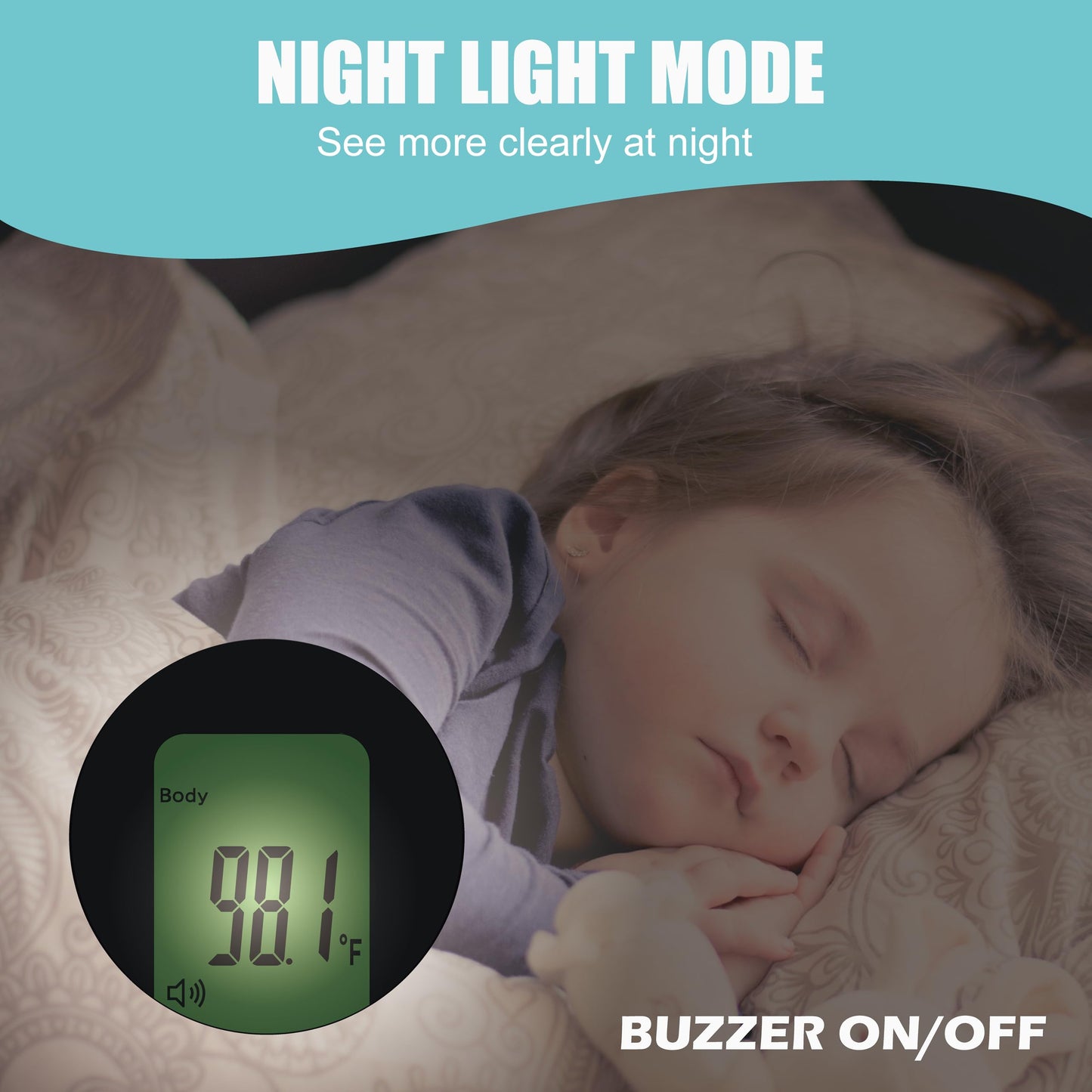 Amplim Non-Contact Forehead Thermometer for Kids and Adults - Touchless Fever Thermometer with Temporal Head Function – AmpMed No-Touch Digital Baby Thermometer for Accurate Temperature Reading