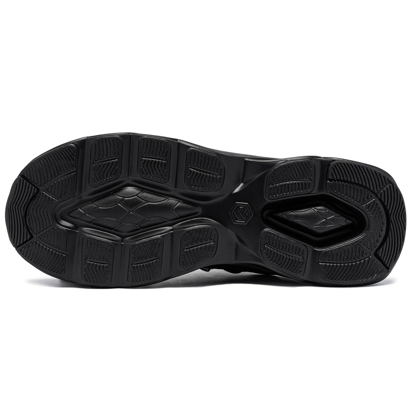 LARNMERN Steel Toe Shoes for Men Lightweight Safety Toe Shoes Comfortable Work Sneakers Indestructible Composite Toe Black White
