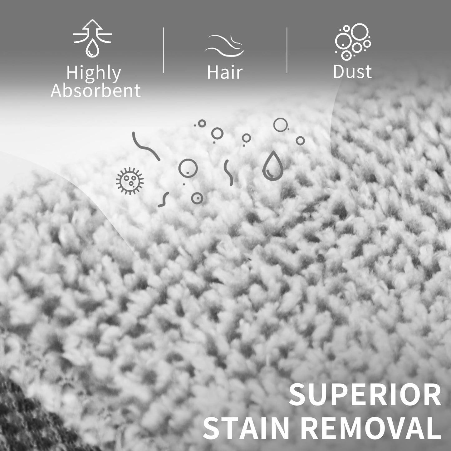 BOOMJOY Microfiber Mops for Floor Cleaning with 2 Washable Pads, Wet and Dry Mops for Hardwood Floor Cleaning, Laminate Floor Cleaner Mop