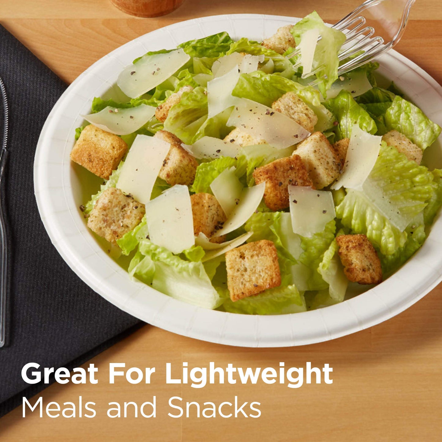 Dixie Basic 8.5" Light-Weight Paper Plates by GP PRO (Georgia-Pacific) White DBP09W 500 Count (125 Plates Per Pack 4 Packs Per Case)