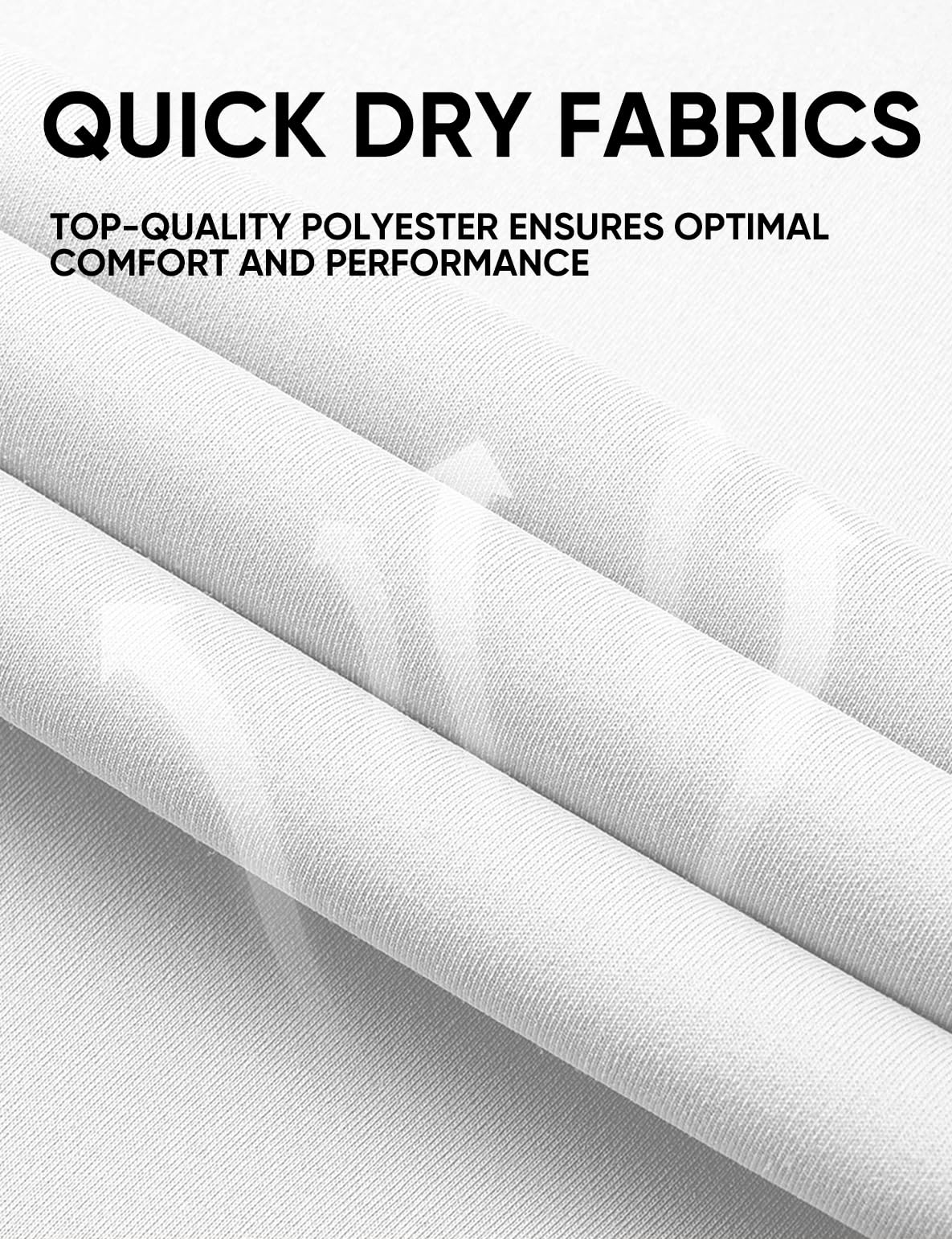 JMIERR Polo Shirts for Men Summer Quick Dry Casual Short Sleeve Button Up Fishing Work Golf Tshirt, L, White