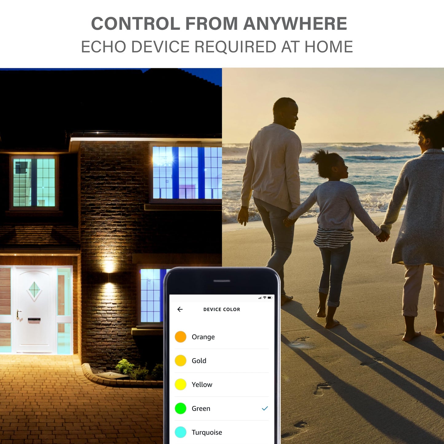 Echo Show 8 (3rd Gen, 2023 release) in Charcoal bundle with Sengled Smart Color Bulb