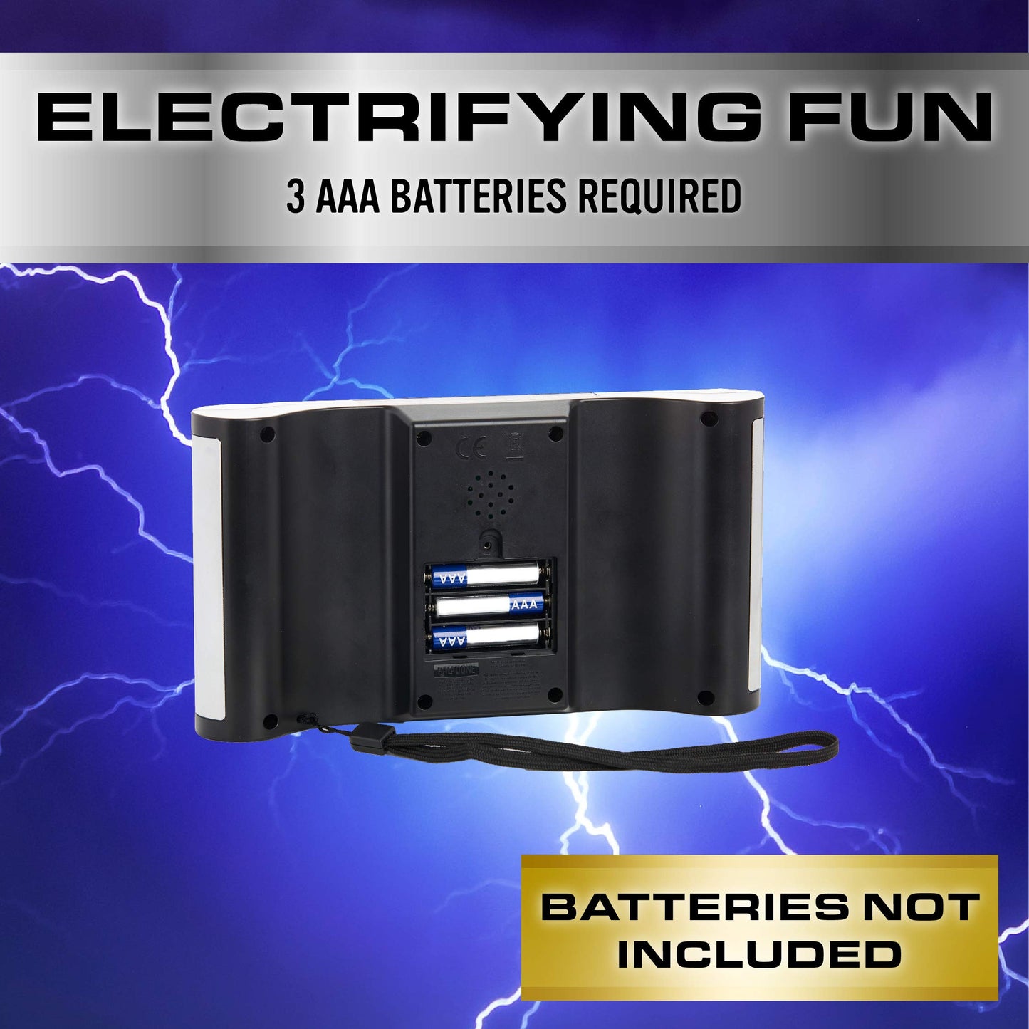 Lightning Reaction Reflex Shocking Memory Game - Electronic Memory Game for Kids and Adults with 3 Game Modes, 5 Levels, and Shock On/Off Switch