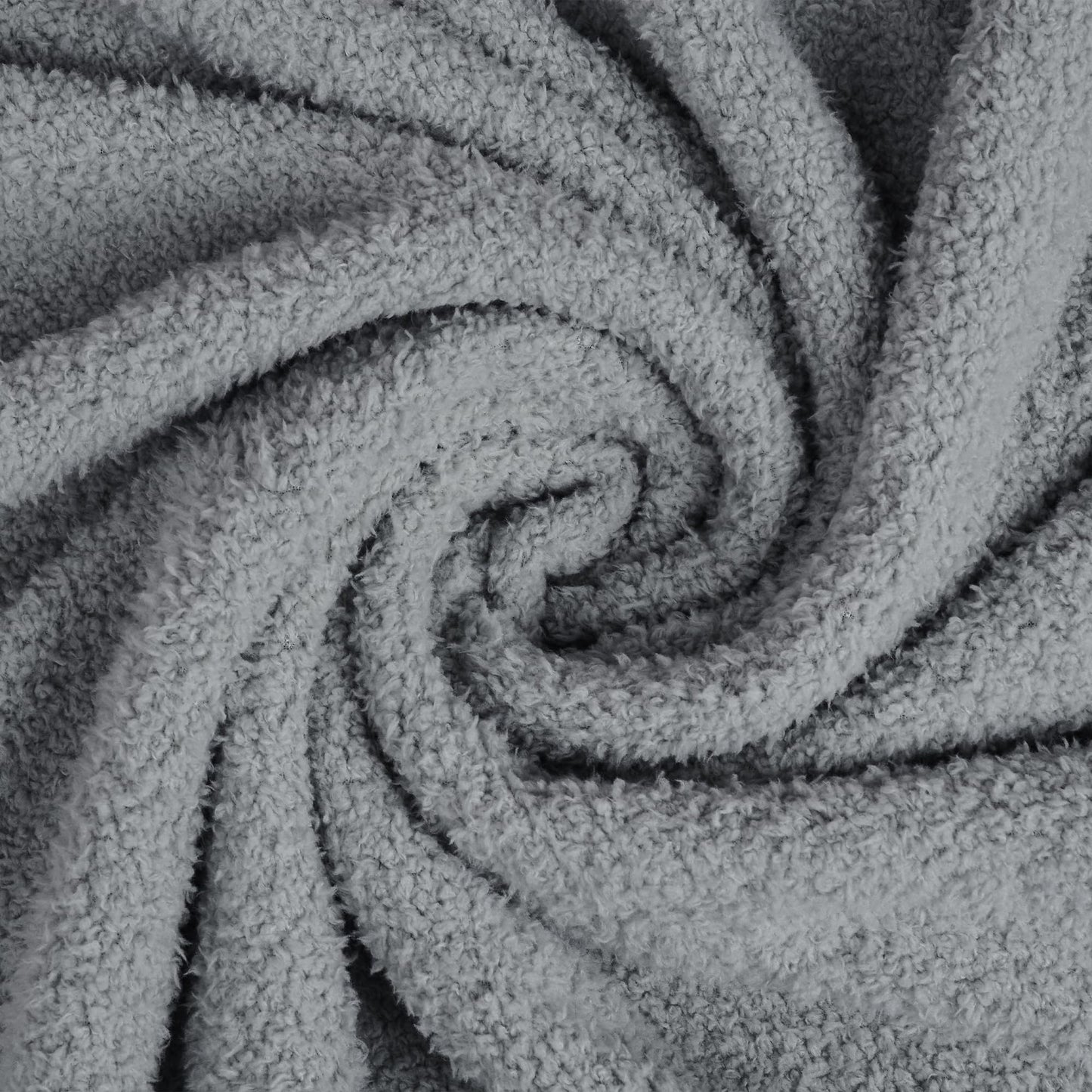 Light Grey Throw Blanket Plush Fleece Blanket Soft Fuzzy Fluffy Blanket for Bed Couch Sofa 50x70 Inches