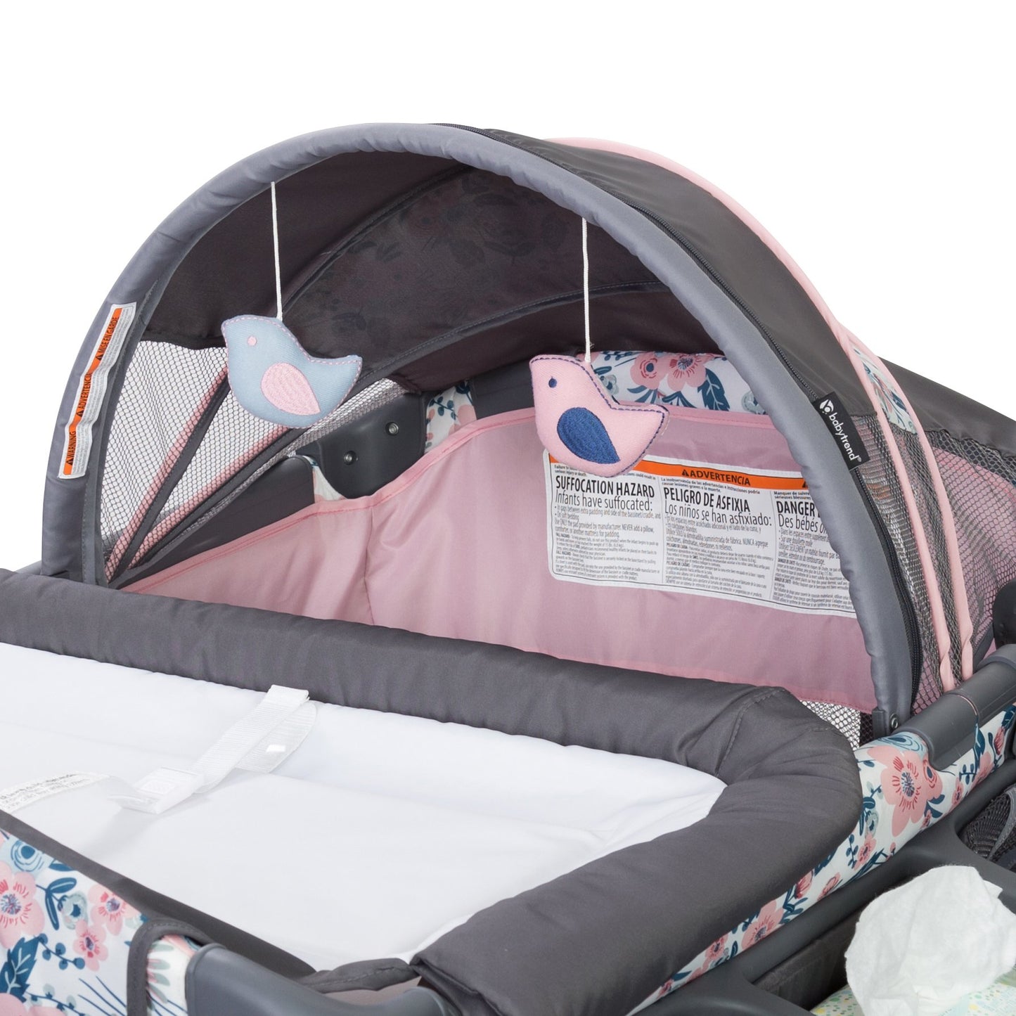 Baby Trend Deluxe II Nursery Center Playard, Bluebell
