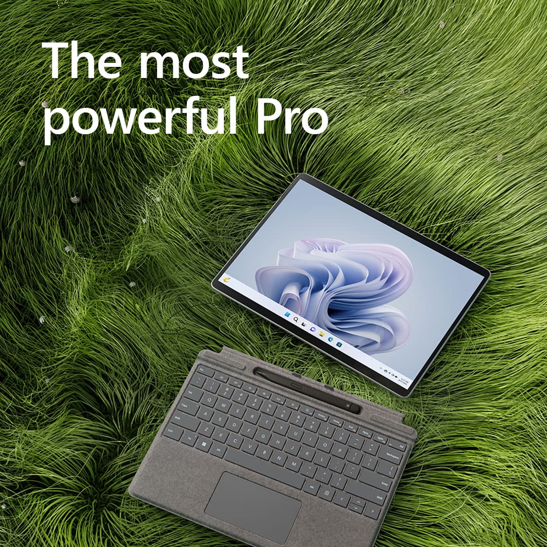 Microsoft Surface Pro 9 (2022), 13" 2-in-1 Tablet & Laptop, Thin & Lightweight, Intel 12th Gen i7 Fast Processor for Multi-Tasking, 16GB RAM, 256GB Storage with Windows 11, Platinum
