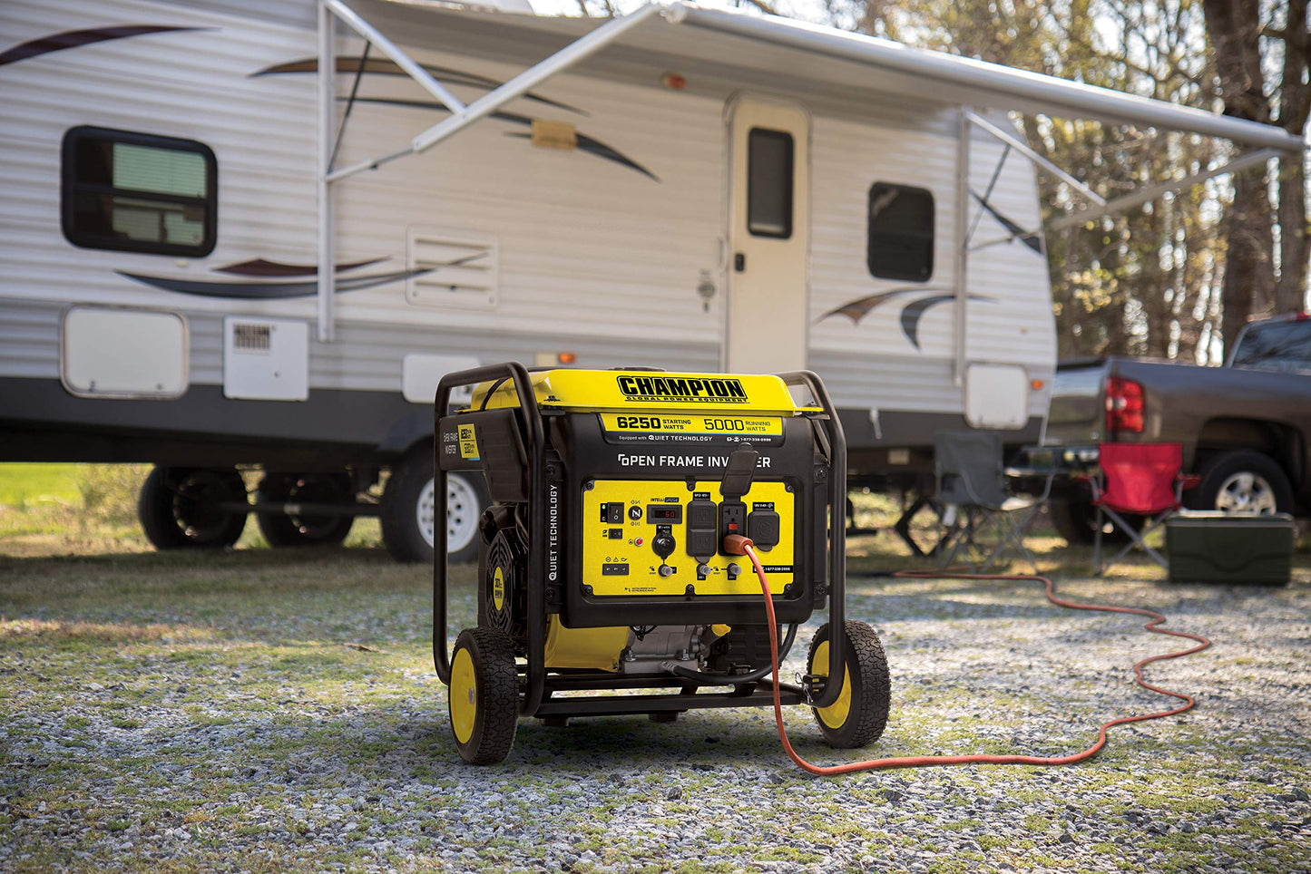 Champion Power Equipment 100519 6250-Watt Open Frame Inverter with Quiet Technology