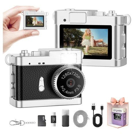 Mini Keychain Camera–2MP HD with 16GB Card&Cool Keychains