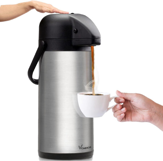 85 oz Insulated Airpot Coffee Carafe Dispenser