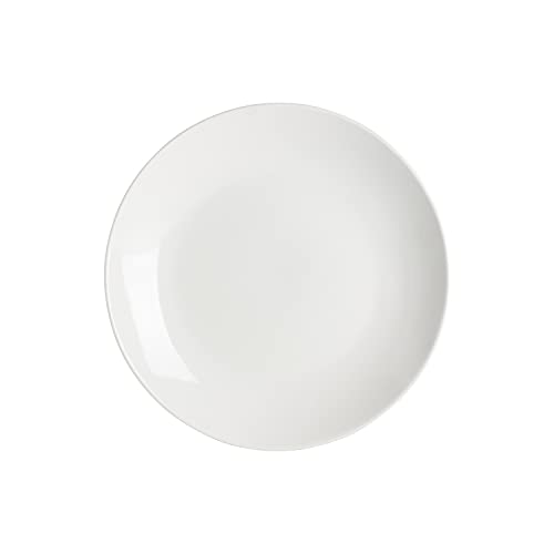 10 Strawberry Street Simply Coupe 16 Piece Dinnerware Set, White - SM-1600-CP-SW