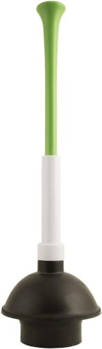 PlumbCraft Heavy-Duty Toilet Plunger with Ergonomic Handle