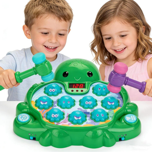 Interactive Whack-a-Mole Octopus Toddler Game Toy