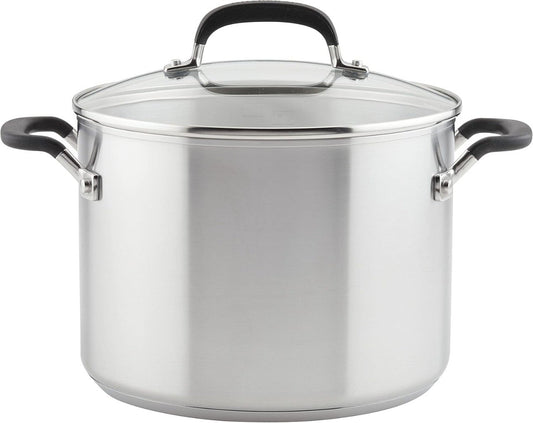 KitchenAid 8-Quart Stainless Steel Induction Stock Pot